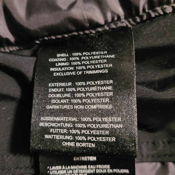 🌟Vintage Orage Black and White Winter Jacket Size Large - Picture 12 of 12